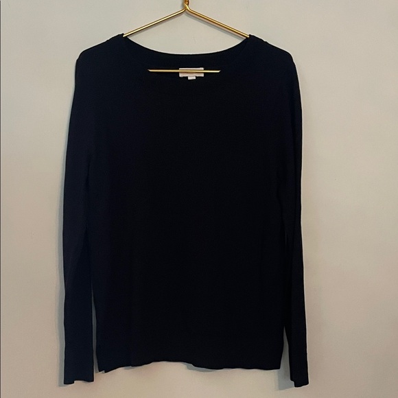 LOFT Black Knit Sweater - Picture 1 of 8